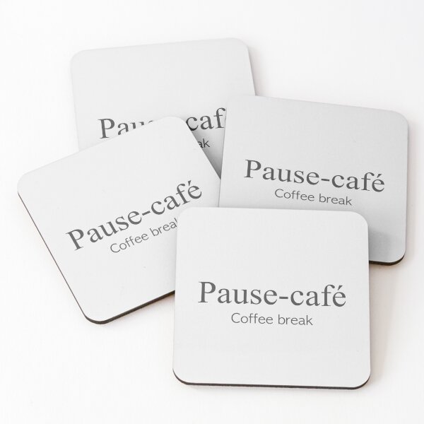 Item preview, Pause-Café.  The French Coffee Break designed and sold by RedFirecracker.