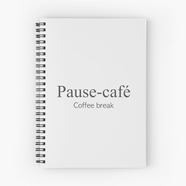 Item preview, Pause-Café.  The French Coffee Break designed and sold by RedFirecracker.