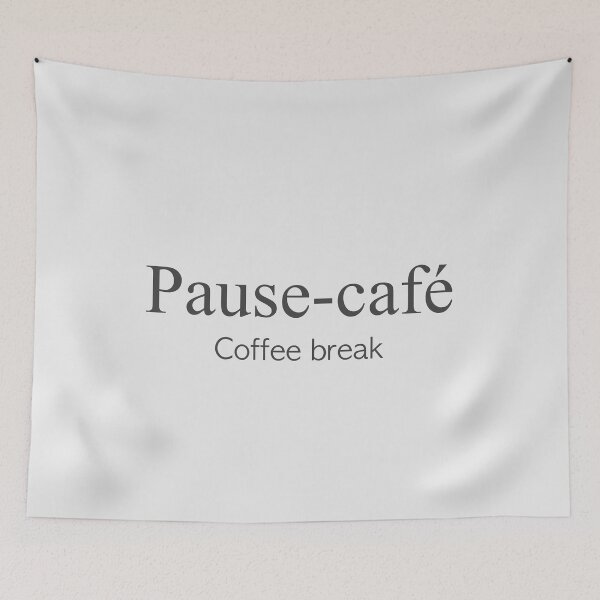 Item preview, Pause-Café.  The French Coffee Break designed and sold by RedFirecracker.