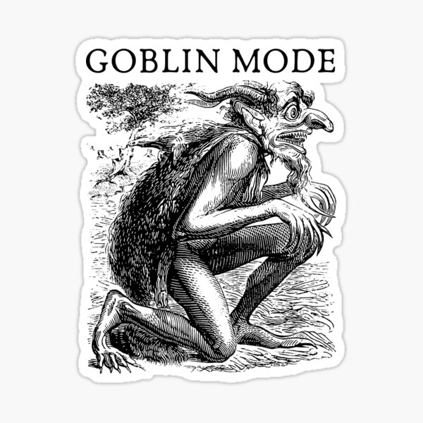 Artikel-Vorschau von Lustiges Goblin-Modus-Meme: Eine Vintage-Goblincore-Ästhetik für faule, ungeschminkte freie Tage und arbeitsfeindliche introvertierte Feministinnen, designt und verkauft von MinistryOfFrogs.