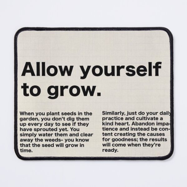 Item preview, Allow Yourself To Grow designed and sold by SAVAGEwav.