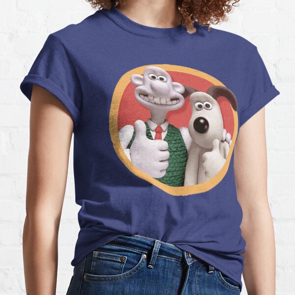 Pantalon en laine marron homme et son dessin animé de chien T-shirt classique