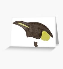 Emperor Penguin - Watercolor Greeting Card