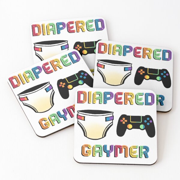 Item preview, Diapered GAYMER PRIDE designed and sold by DF3.