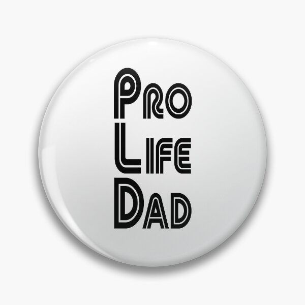 Item preview, Red Pro Life Dad Line retro letters designed and sold by Patrick Chastain.