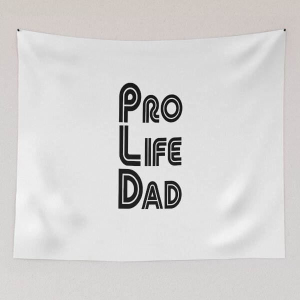 Item preview, Red Pro Life Dad Line retro letters designed and sold by Patrick Chastain.