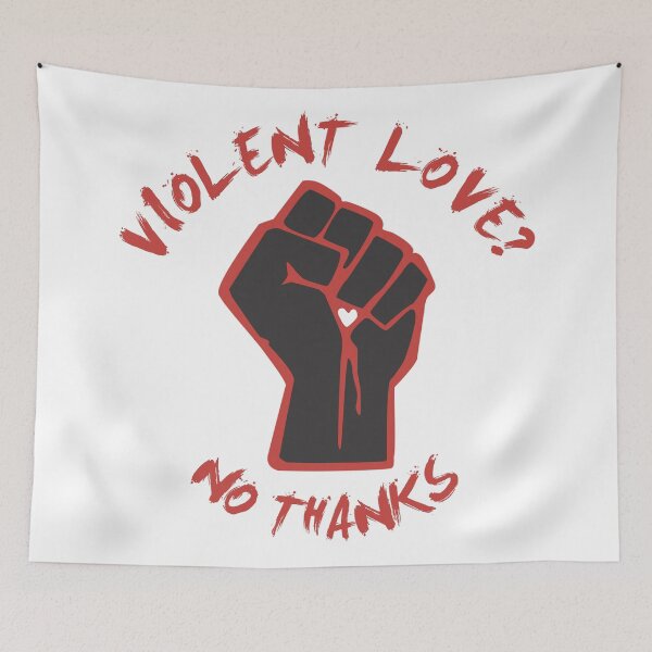 Item preview, Love is not violence designed and sold by Goliardika-Shop.