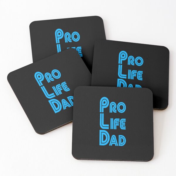 Item preview, Blue Pro Life Dad Line retro letters designed and sold by Patrick Chastain.