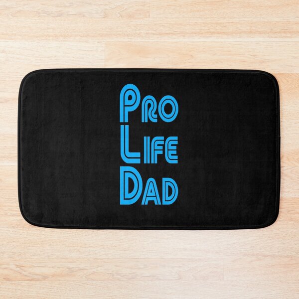 Item preview, Blue Pro Life Dad Line retro letters designed and sold by Patrick Chastain.