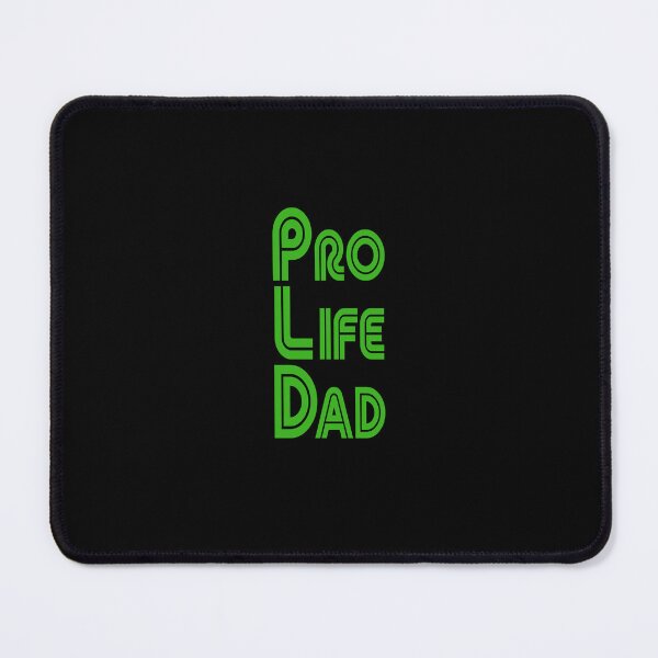 Item preview, Green Pro Life Dad Line retro letters designed and sold by Patrick Chastain.