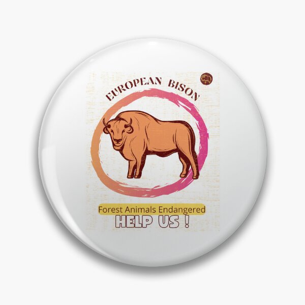 Item preview,  European Bison Help Us ! designed and sold by yassooarts.