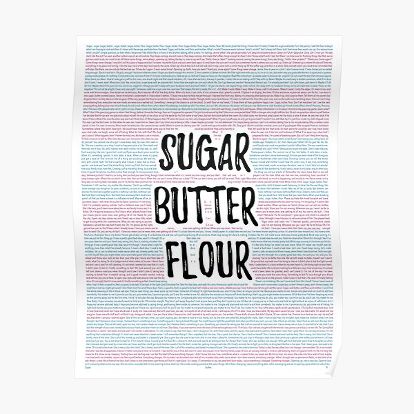 Waitress: Sugar, Butter, Flour Poster