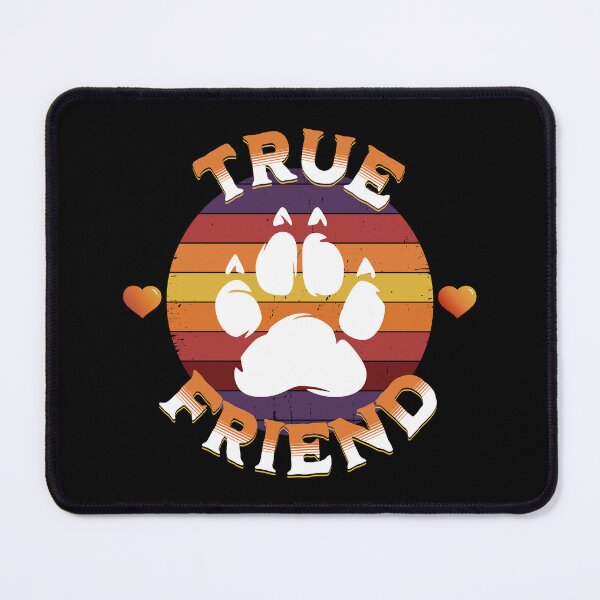 Item preview, True Friend Best Friend I Love Animals Sunset Paw Print Design designed and sold by 486DesignCo.