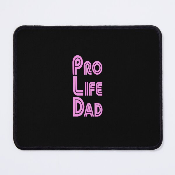 Item preview, Pink Pro Life Dad Line retro letters designed and sold by Patrick Chastain.