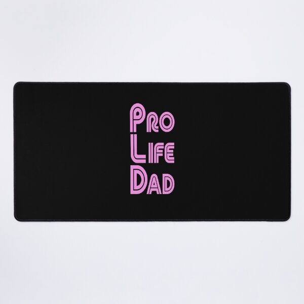 Item preview, Pink Pro Life Dad Line retro letters designed and sold by Patrick Chastain.