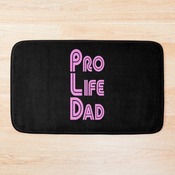 Item preview, Pink Pro Life Dad Line retro letters designed and sold by Patrick Chastain.
