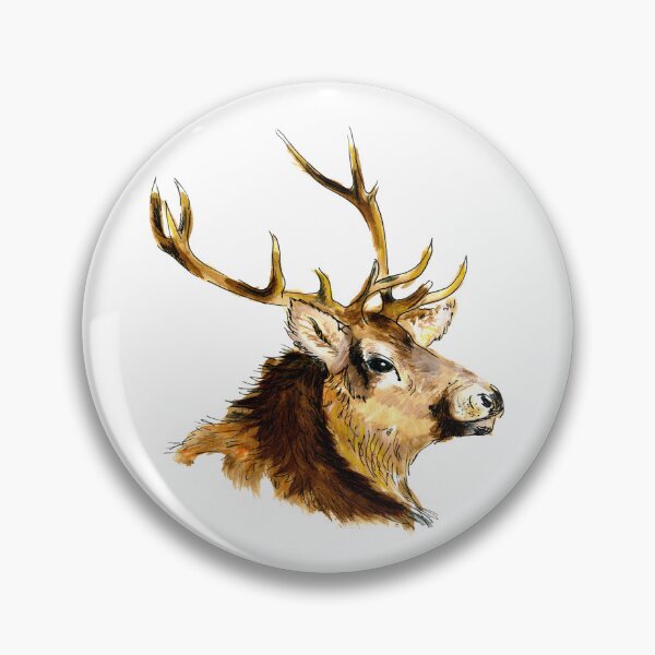 Item preview, Red deer stag with thirteen points on its antlers. designed and sold by janesg.