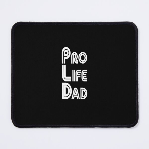 Item preview, White Pro Life Dad Line retro letters designed and sold by Patrick Chastain.