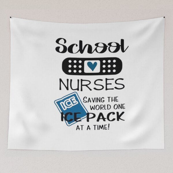 Item preview, School Nurses Saving The World One Ice Pack At A Time, designed and sold by truewear1.