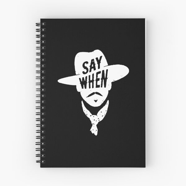 Item preview, Doc Holliday Say When Tombstone Gift Fan designed and sold by ElectaWeber.