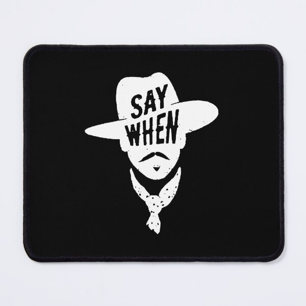 Item preview, Doc Holliday Say When Tombstone Gift Fan designed and sold by ElectaWeber.