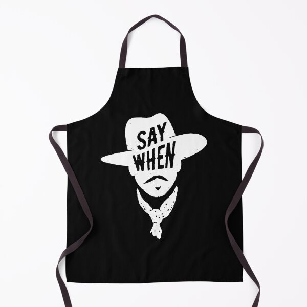 Item preview, Doc Holliday Say When Tombstone Gift Fan designed and sold by ElectaWeber.
