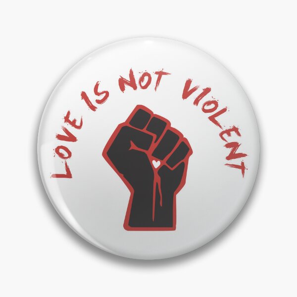 Item preview, Love is not violence. Violent love, no thanks designed and sold by Goliardika-Shop.