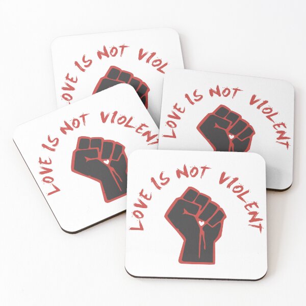 Item preview, Love is not violence. Violent love, no thanks designed and sold by Goliardika-Shop.