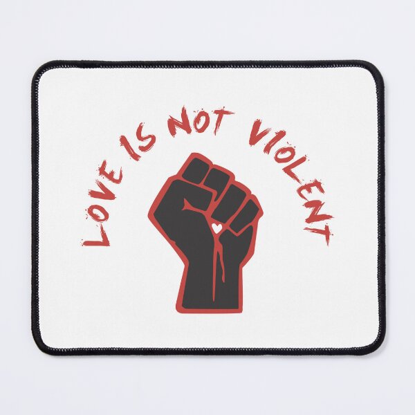 Item preview, Love is not violence. Violent love, no thanks designed and sold by Goliardika-Shop.