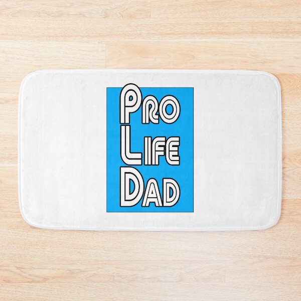 Item preview, Blue box, Pro Life Dad Line retro letters designed and sold by Patrick Chastain.