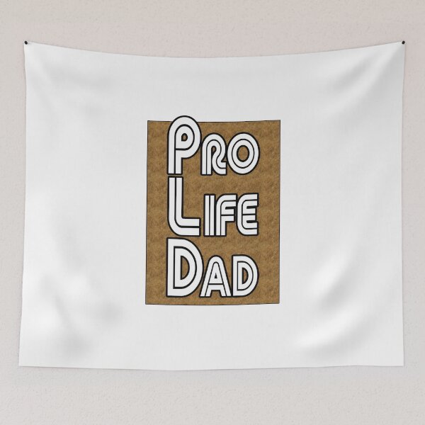 Item preview, Grass brown box, Pro Life Dad Line retro letters designed and sold by Patrick Chastain.