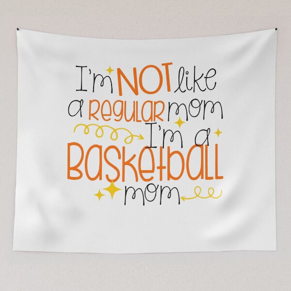 Item preview, I'm Not Like A Regular Mom I'm A Basketball Mom designed and sold by adametzb.