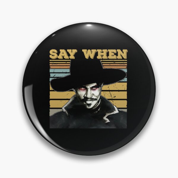 Item preview, Doc Holliday Tombstone Say When Art Gift designed and sold by ElectaWeber.