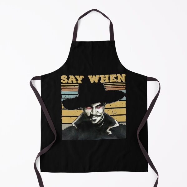 Item preview, Doc Holliday Tombstone Say When Art Gift designed and sold by ElectaWeber.