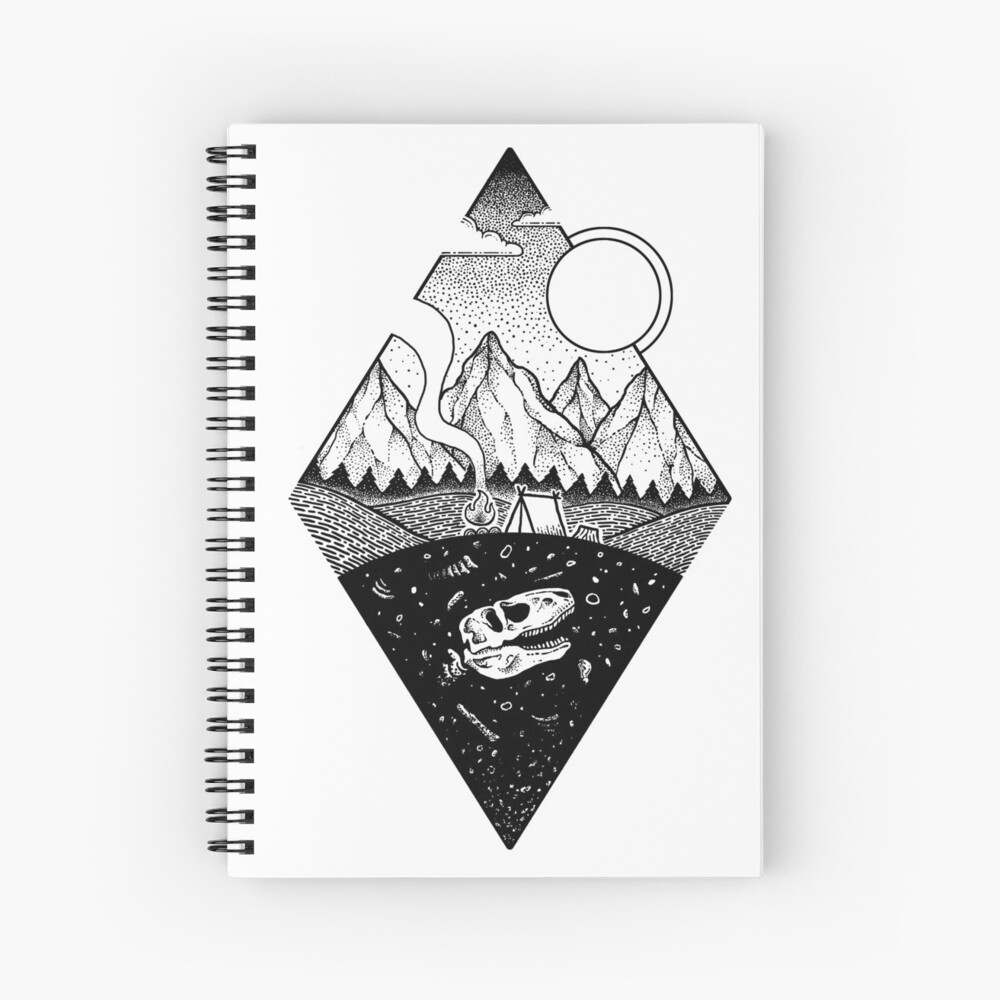 Item preview, Spiral Notebook designed and sold by deniart.