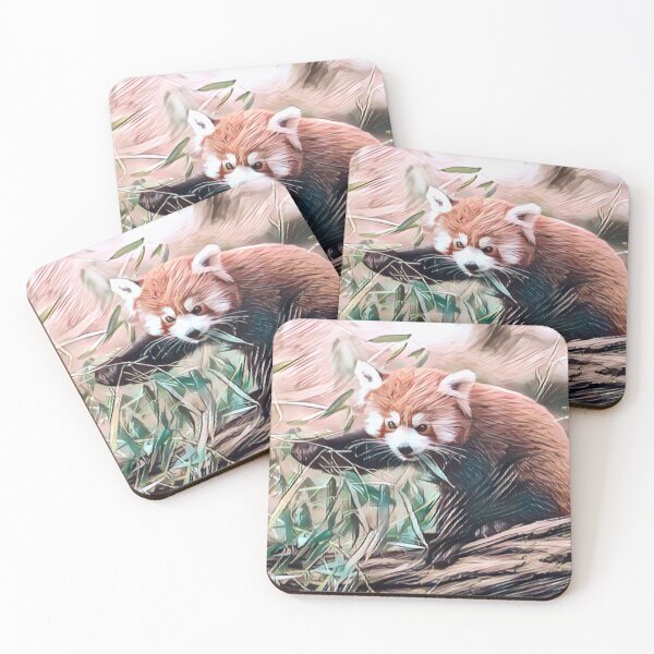 Item preview, Red Panda in Bamboo Sketch designed and sold by KiwiArtistDK.