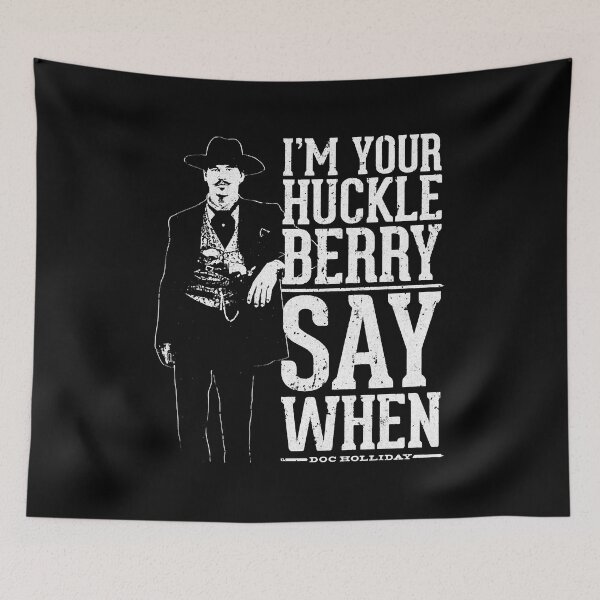 Item preview, I'm Your Huckleberry - Say When Retro Vintage designed and sold by ElectaWeber.
