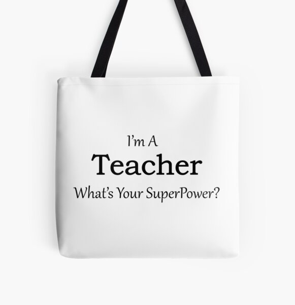 Teacher All Over Print Tote Bag