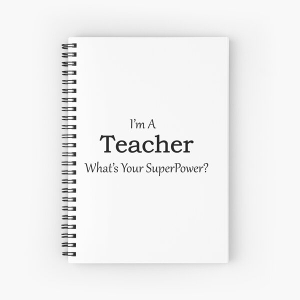 Teacher Spiral Notebook
