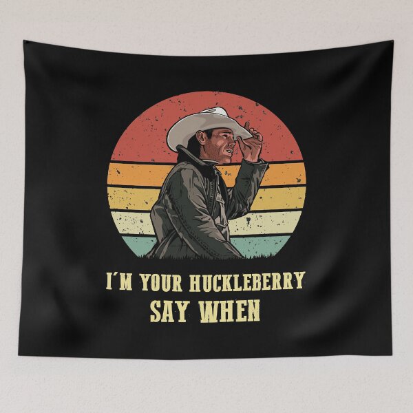 Item preview, I'm Your Huckleberry - Say When Retro Vintage designed and sold by ElectaWeber.