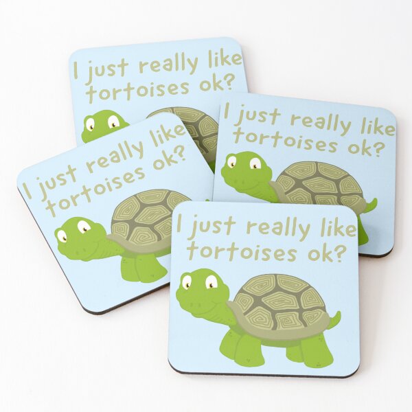 Item preview, I really like tortoises ok? Blue background  designed and sold by Thought2reality.
