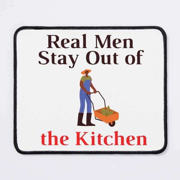 Item preview,   Funny Real Men Stay Out of the Kitchen designed and sold by yassminishop.