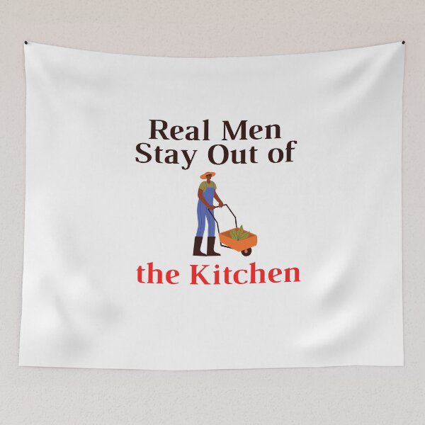 Item preview,   Funny Real Men Stay Out of the Kitchen designed and sold by yassminishop.