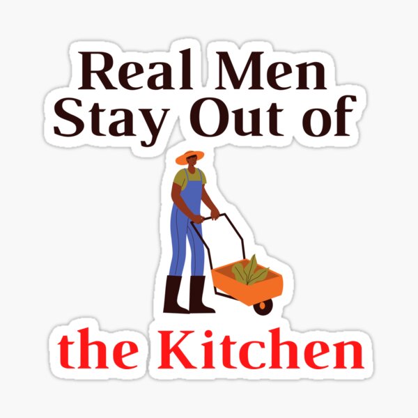 Item preview,   Funny Real Men Stay Out of the Kitchen designed and sold by yassminishop.