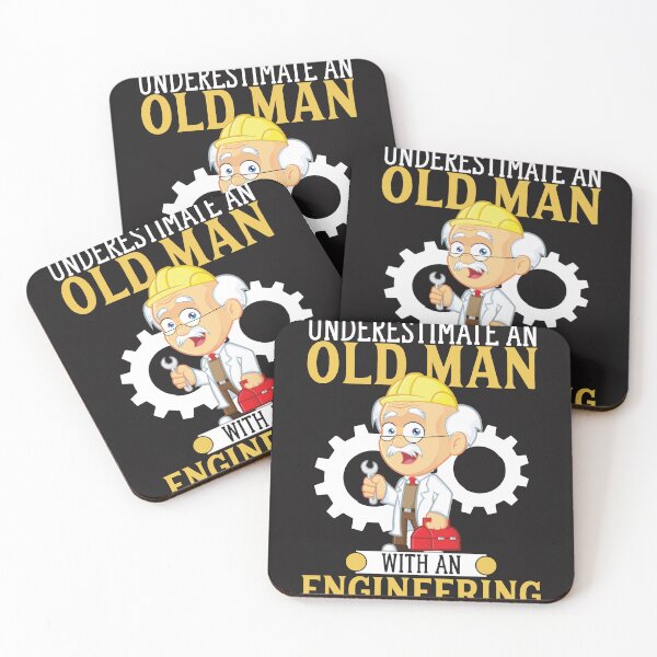 Item preview, Never Underestimate An Old Man With An Engineering designed and sold by RED FIR.