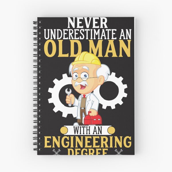 Item preview, Never Underestimate An Old Man With An Engineering designed and sold by RED FIR.