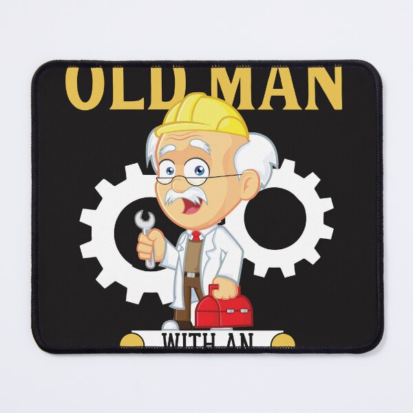 Item preview, Never Underestimate An Old Man With An Engineering designed and sold by RED FIR.