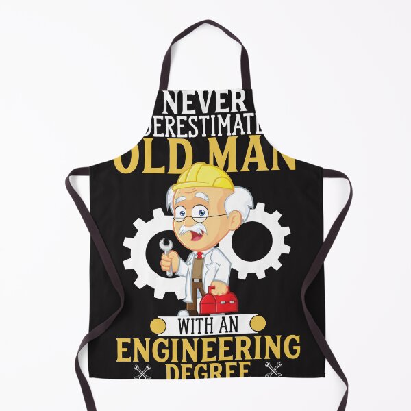 Item preview, Never Underestimate An Old Man With An Engineering designed and sold by RED FIR.