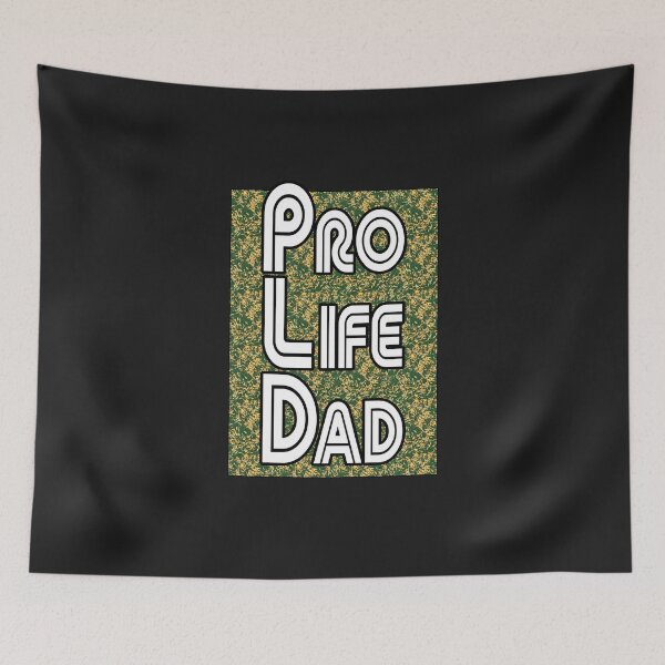Item preview, Yellow/Green Grass box, Pro Life Dad Line retro letters designed and sold by Patrick Chastain.