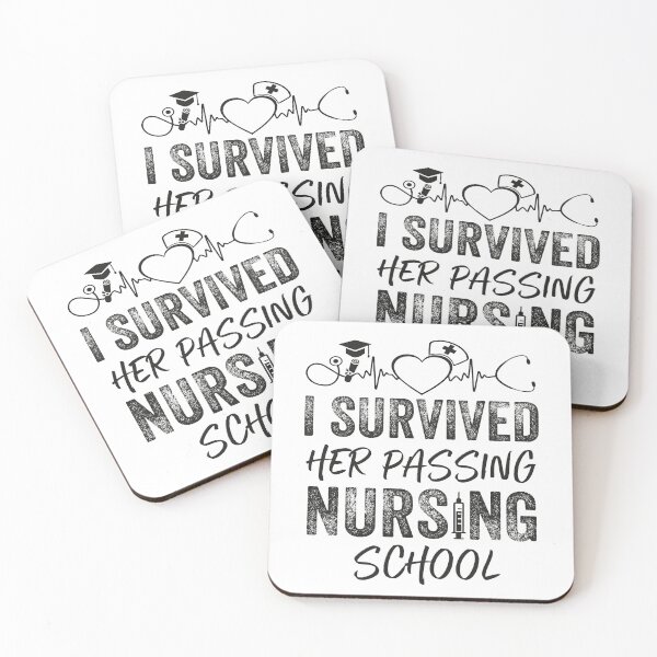 Item preview, i survived her passing nursing school, class of 2022, funny nurse quotes, husband of a nurse meme designed and sold by PRINTED ..